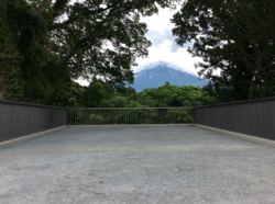 展望場から望む富士山