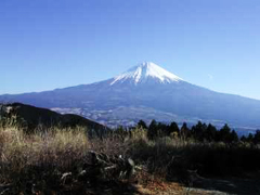 中腹から富士山