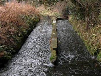 現在の山宮用水分水