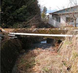 現在の春沢掛樋