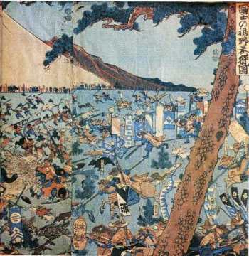 写真3富士の巻狩の浮世絵2
