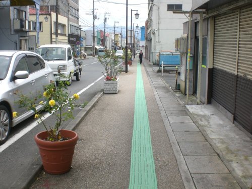 商店街のフラワーポット2