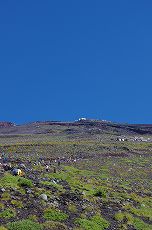 登山風景(撮影場所：富士宮ルート六合目～新七合目)