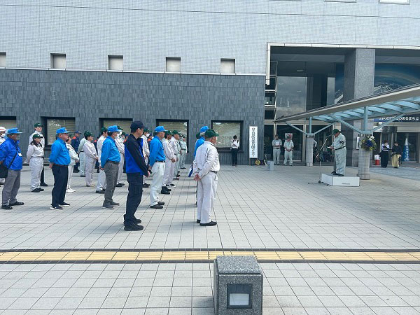 防災強化月間セレモニー（令和6年度の様子）