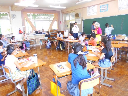 令和3年度の交流の準備の様子