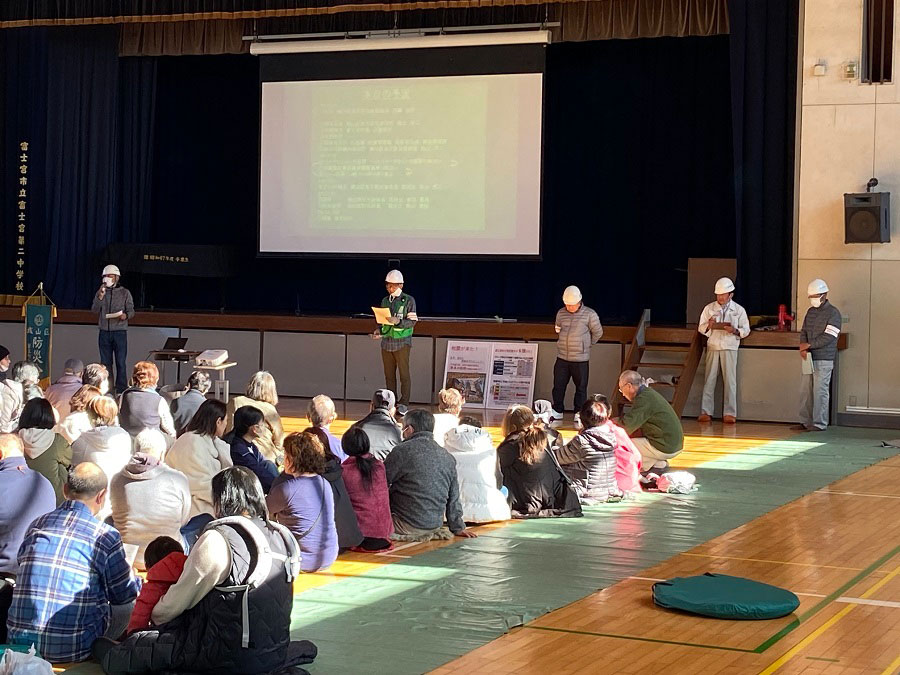 地域防災訓練（令和6年度の様子）