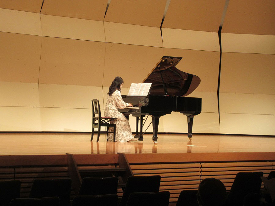 ピアノリレーコンサートの様子