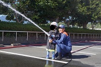 放水体験