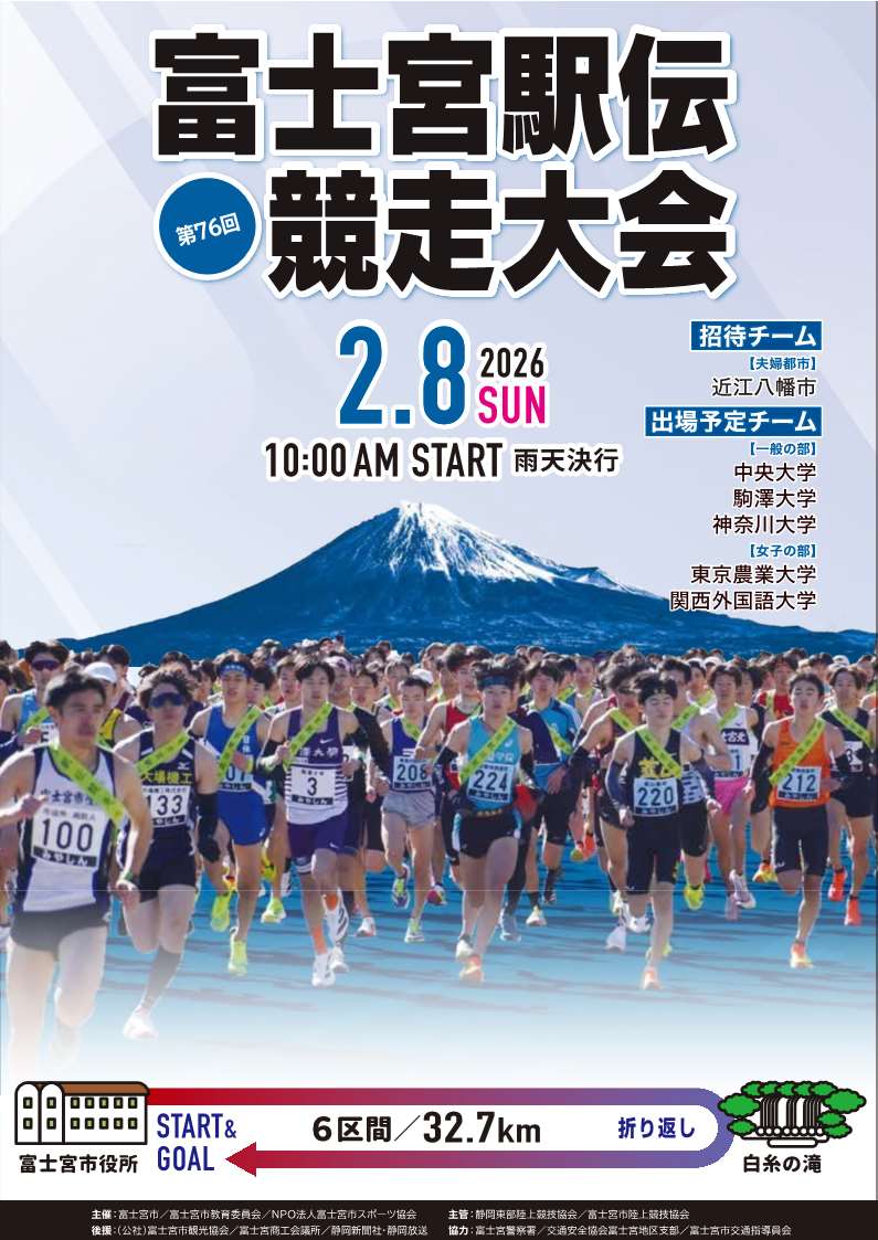 第76回富士宮駅伝競走大会