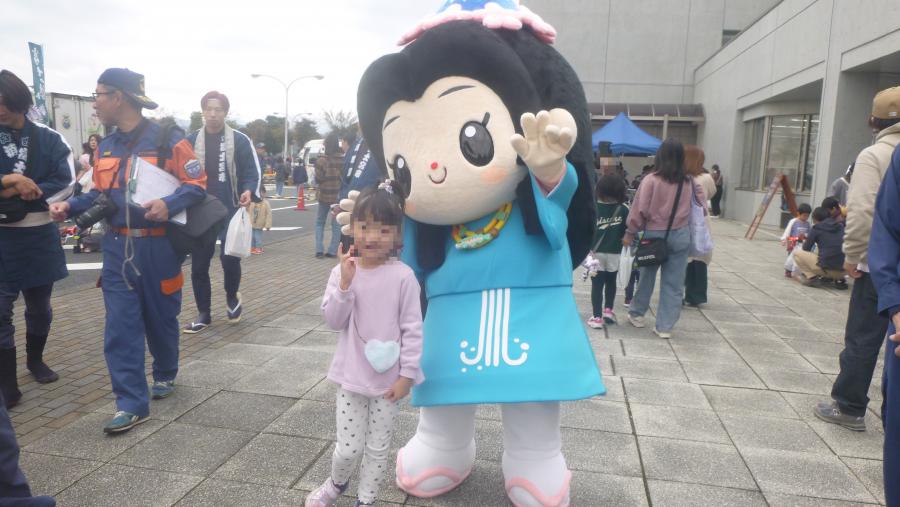 さくやちゃんと写真撮影