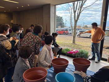 クリスマス＆正月寄せ植え教室_1