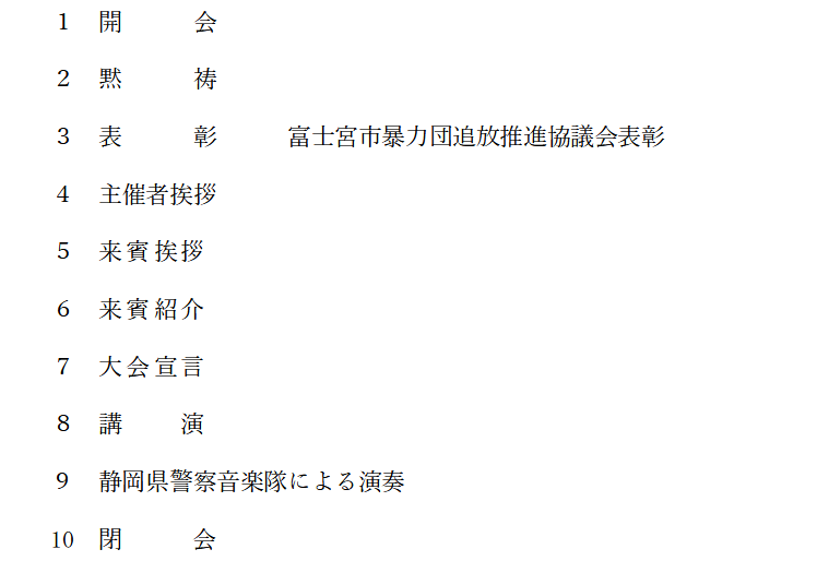 市民大会内容