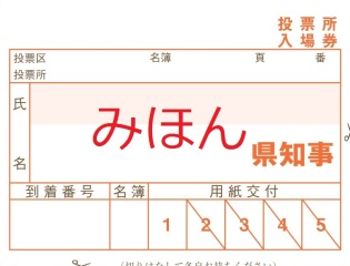投票所入場券のみほん