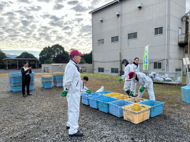 重点実施日（清掃センター）での作業風景