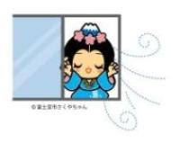 換気をするさくやちゃん